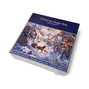 Christmas Sleigh Ride by Nicky Boehme Puzzle 1000pcs